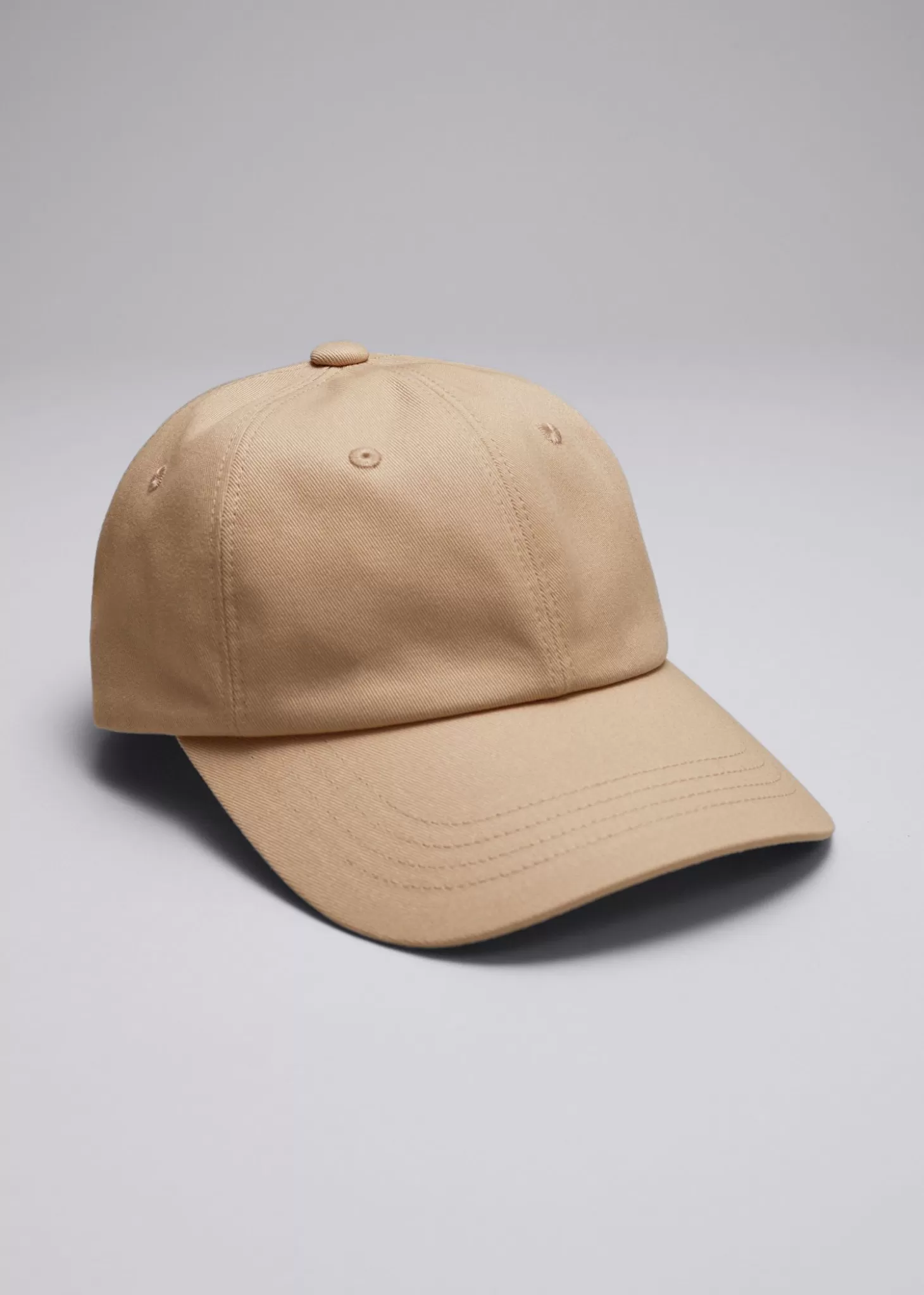 Hodeplagg*& Other Stories Baseballcaps I Bomull-Lerret Beige