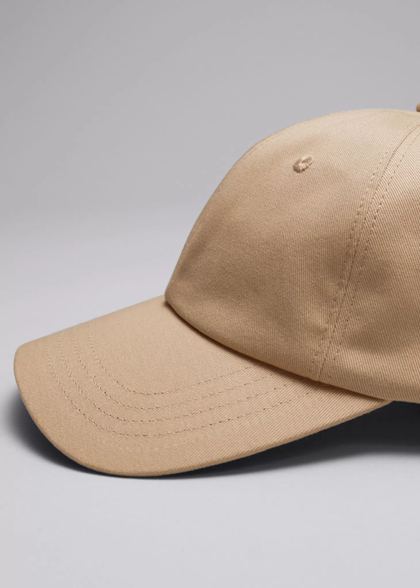 Hodeplagg*& Other Stories Baseballcaps I Bomull-Lerret Beige