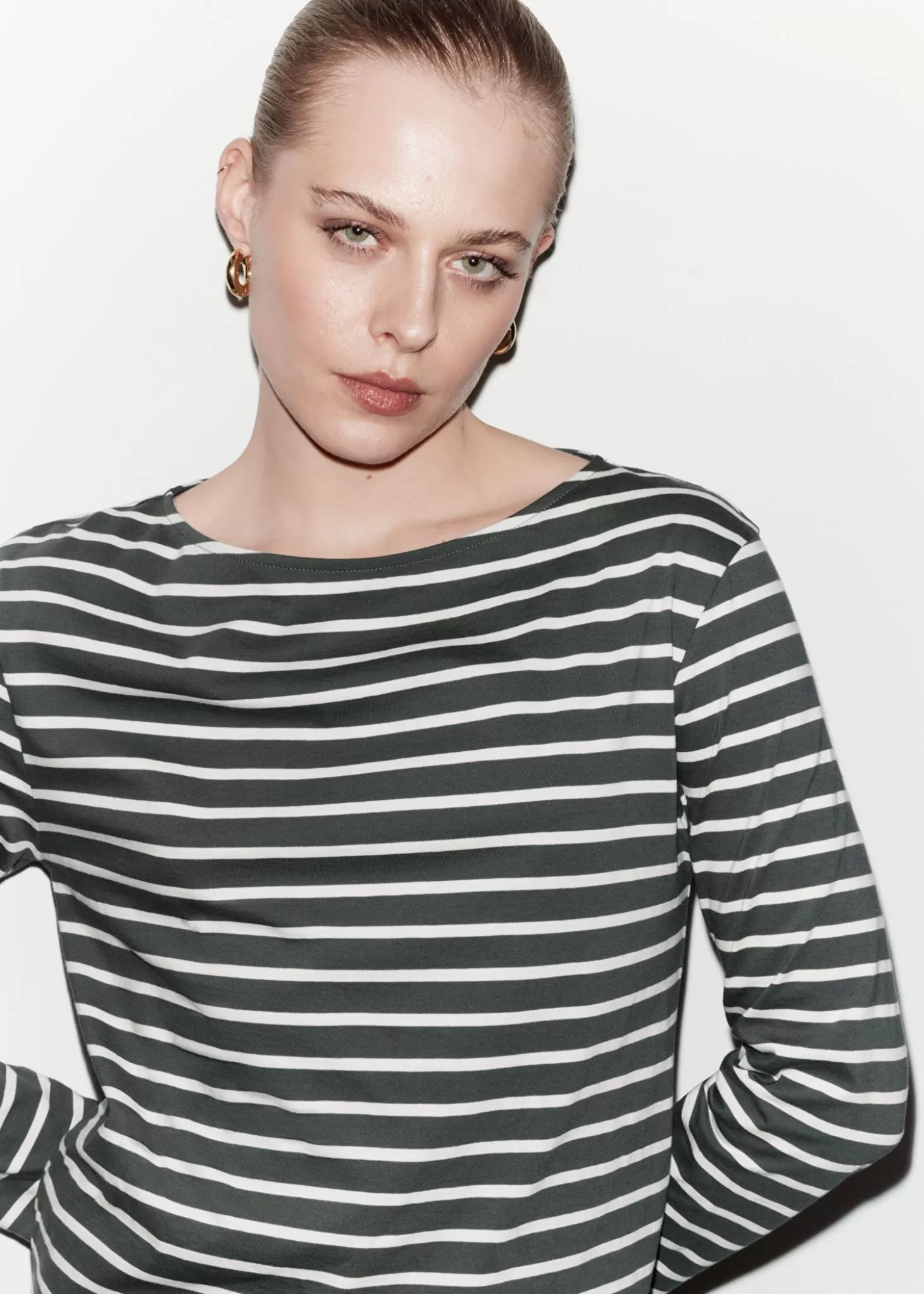 Topper*& Other Stories Breton Stripe Topp Gra/Hvite Striper