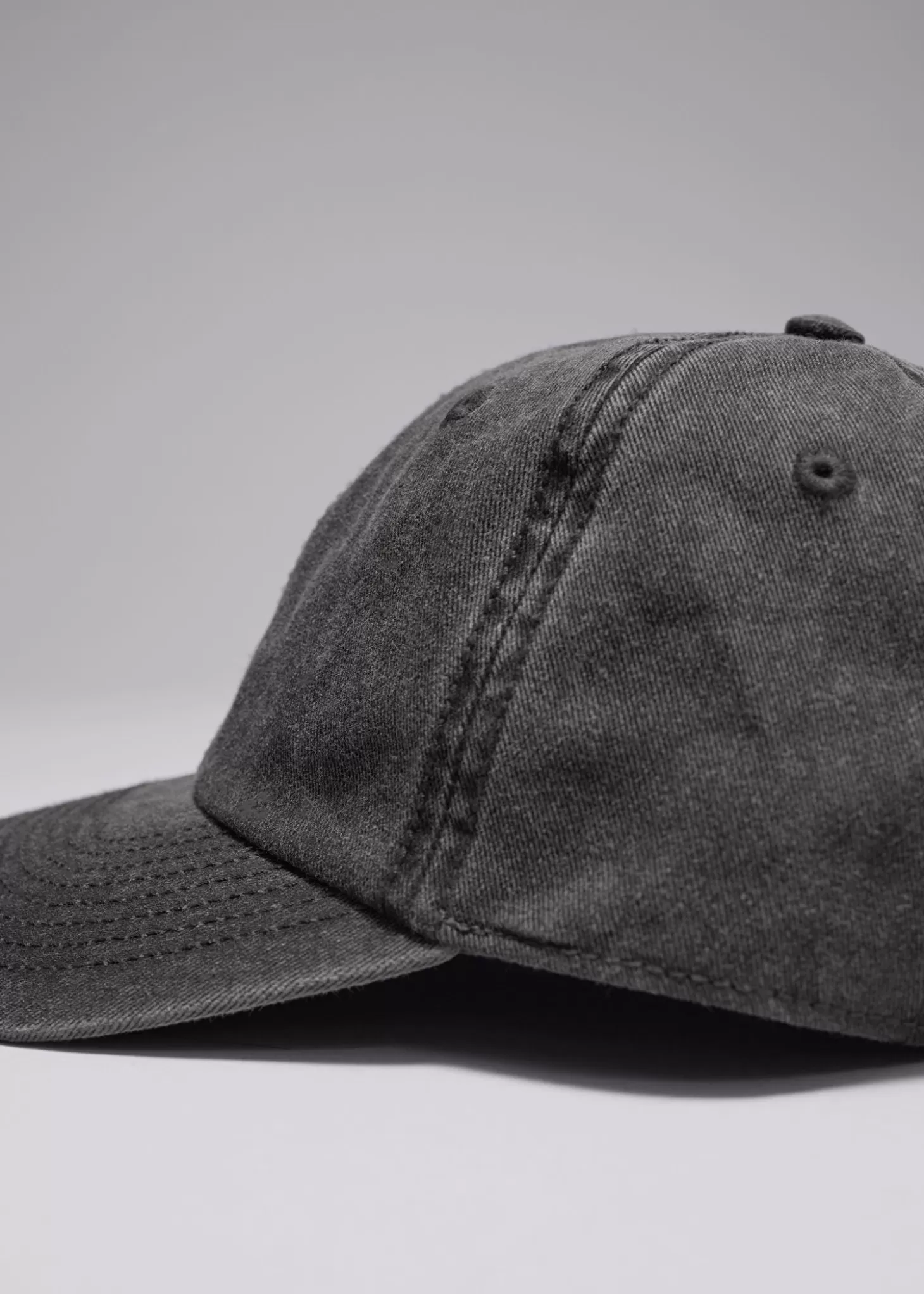 Hodeplagg*& Other Stories Denim Baseballcaps Vasket Svart