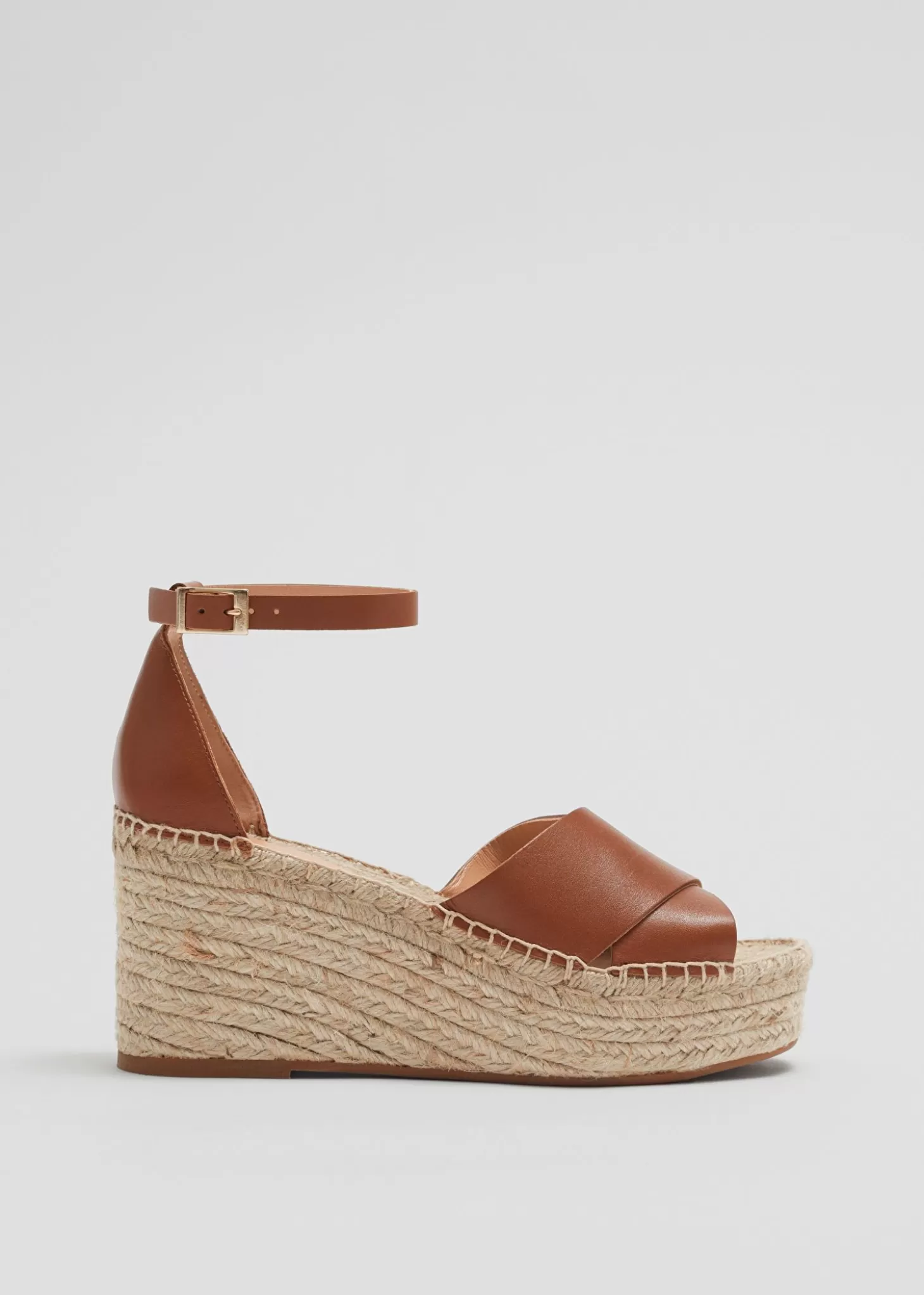 Sandaler Med Hael*& Other Stories Espadrillesandaler I Skinn Brun