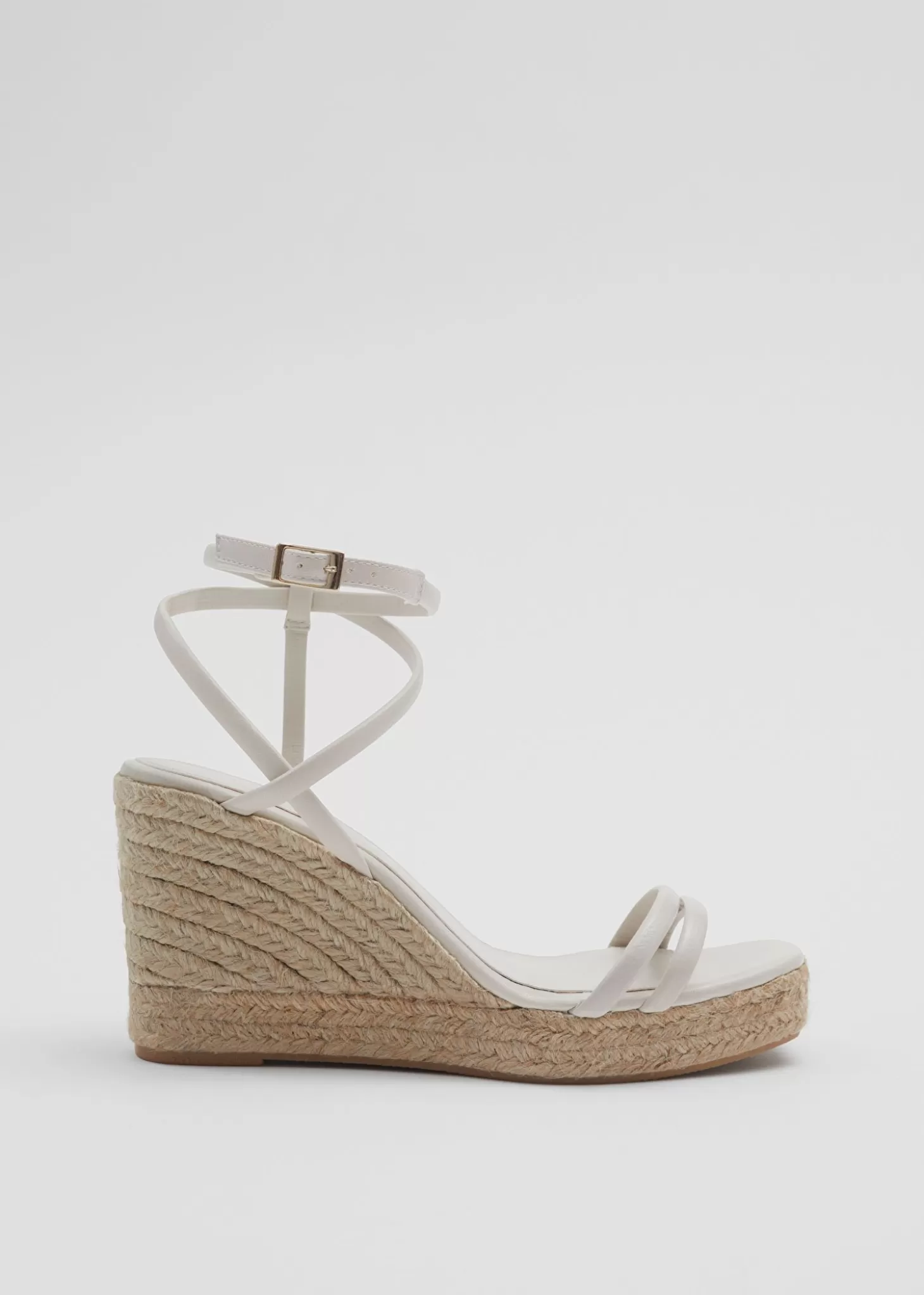 Sandaler Med Hael*& Other Stories Espadrillesandaler I Skinn Elfenbein