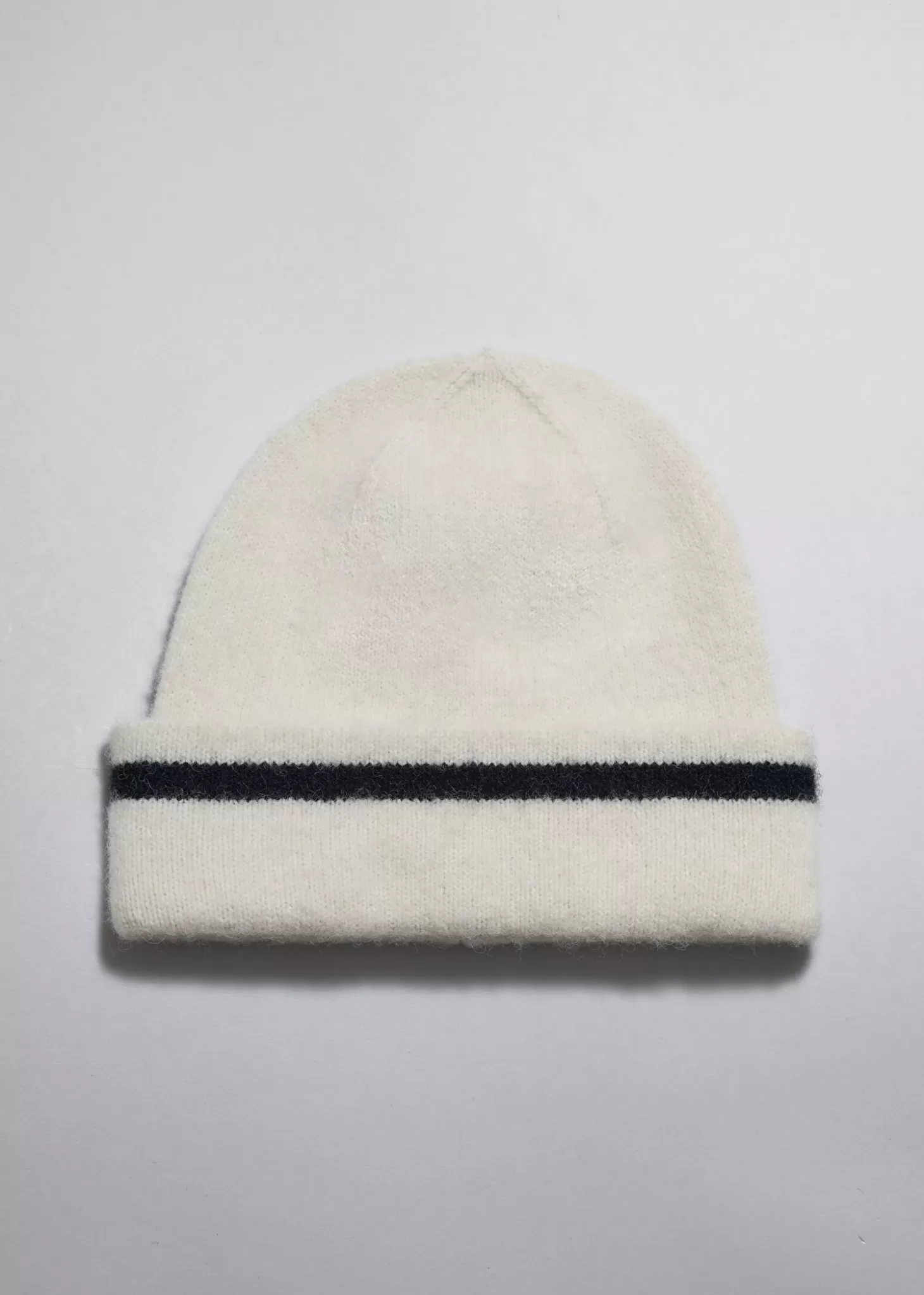 Hodeplagg*& Other Stories Fold-Over Rim Beanie Beige