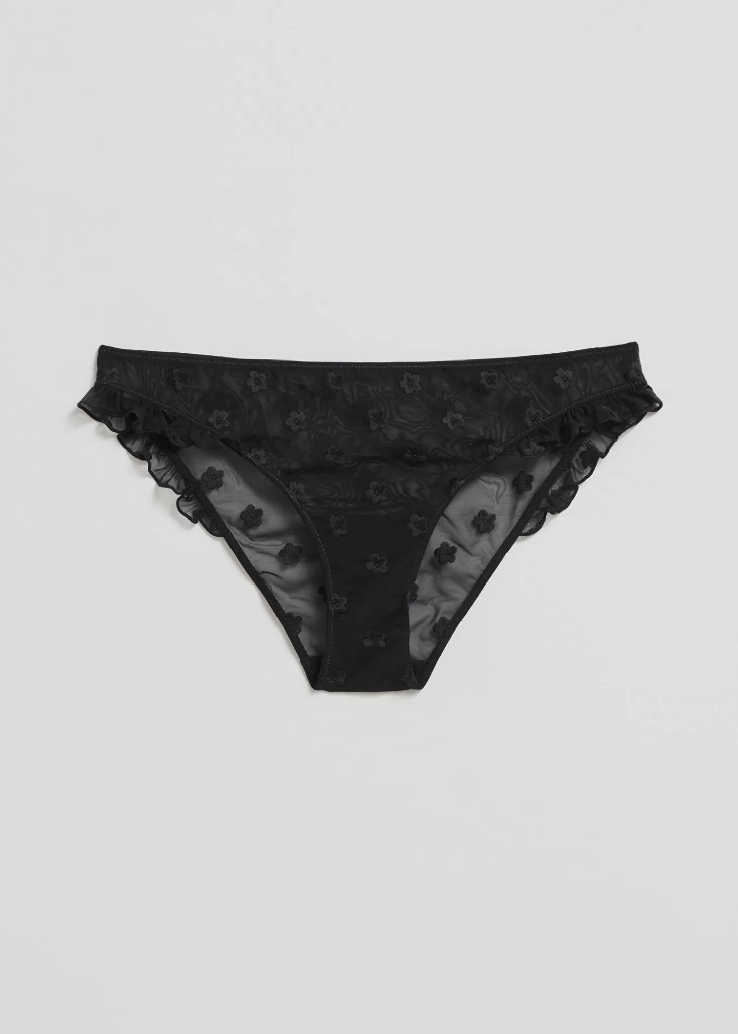 Bunner*& Other Stories Frilled Briefs Svart