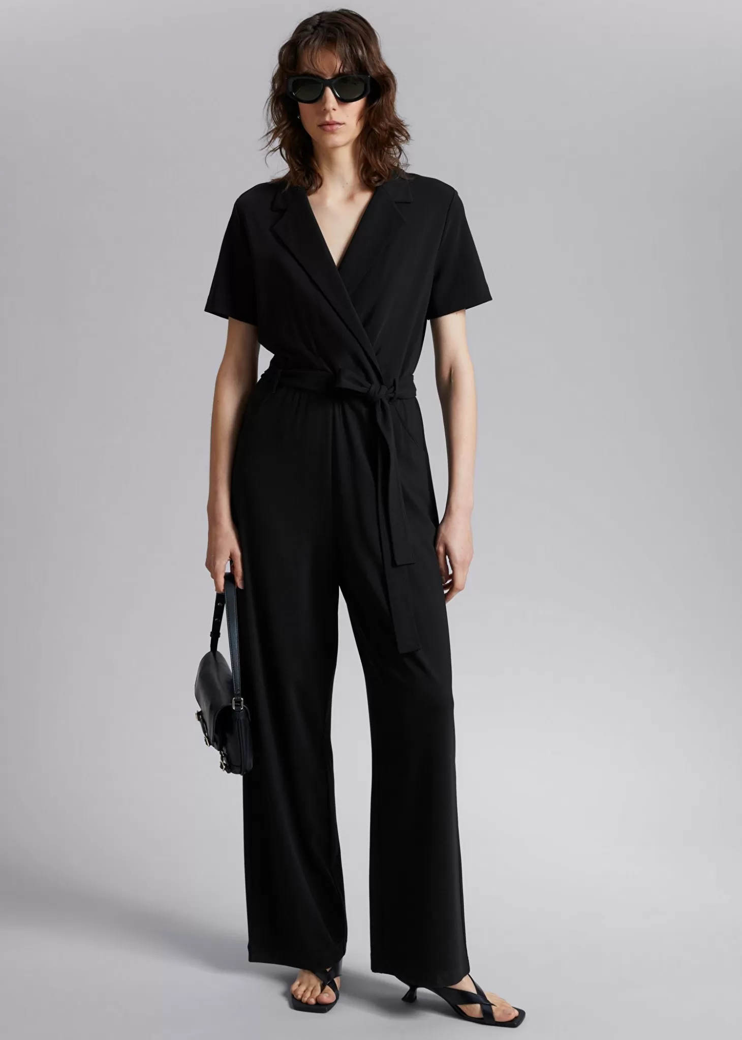 Jumpsuits*& Other Stories Jumpsuit Med Belte Svart