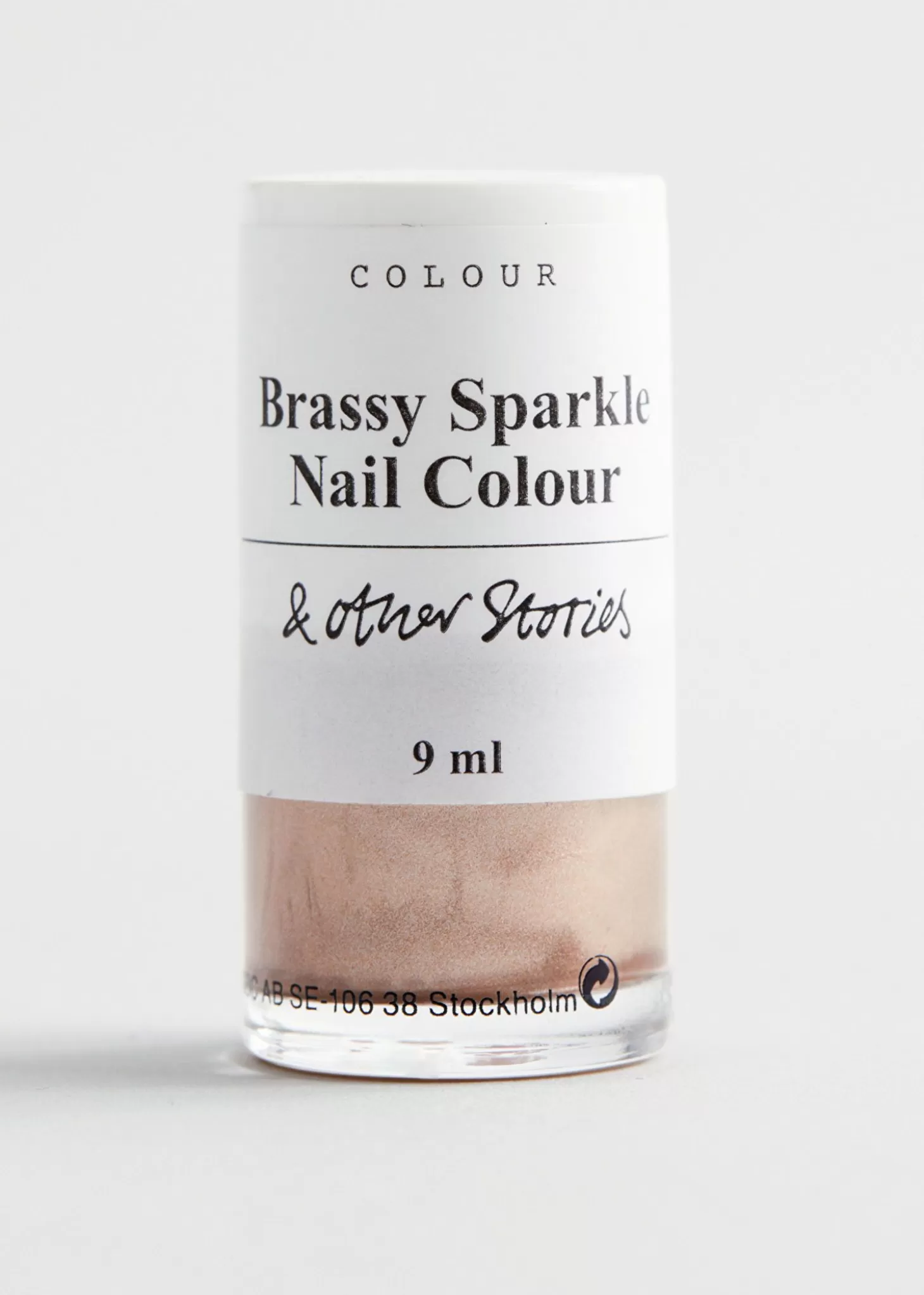 Negler*& Other Stories Messing Sparkle Nail Color Brassy Sparkle