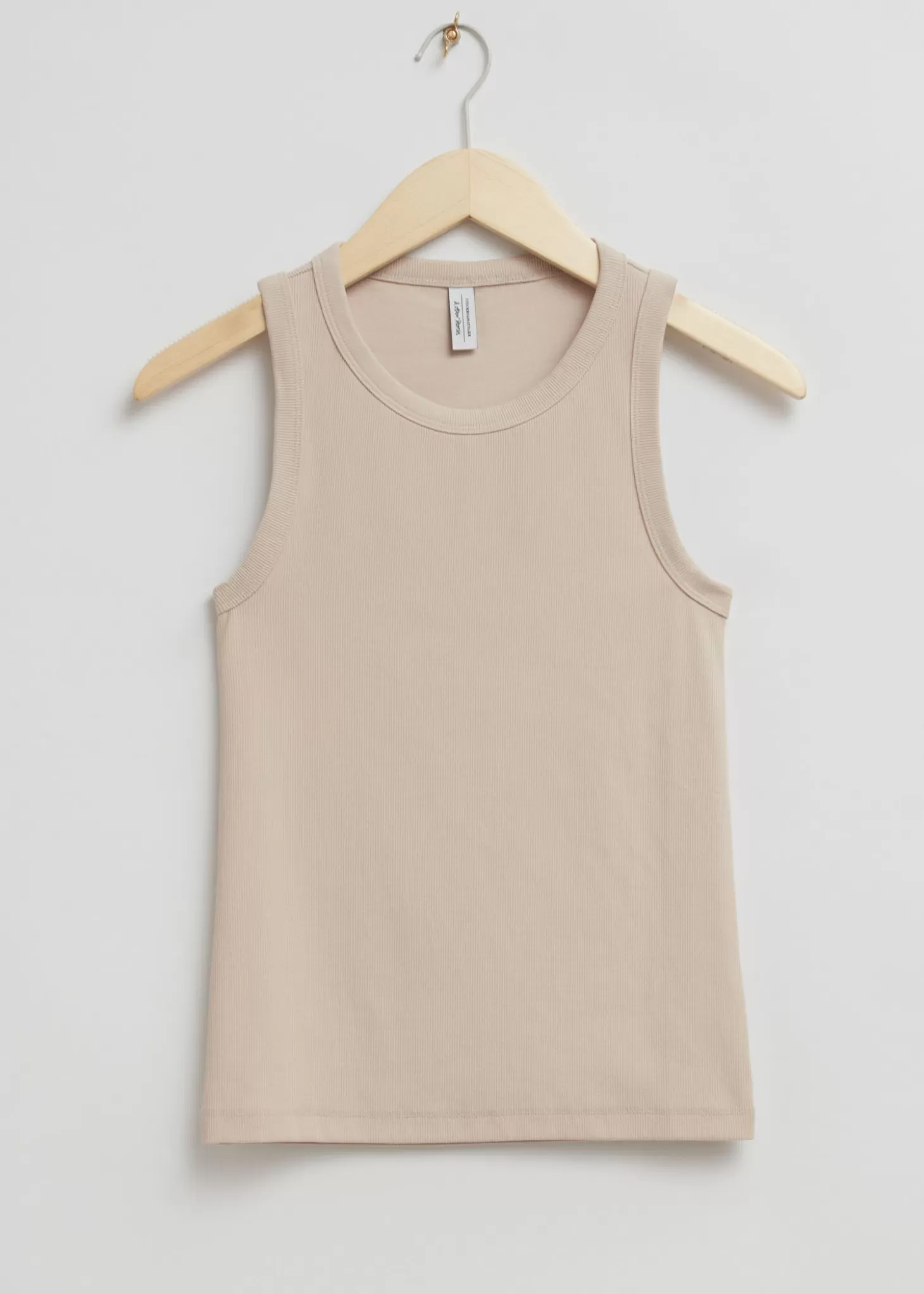 Topper*& Other Stories Montert Tank Top Lys Beige