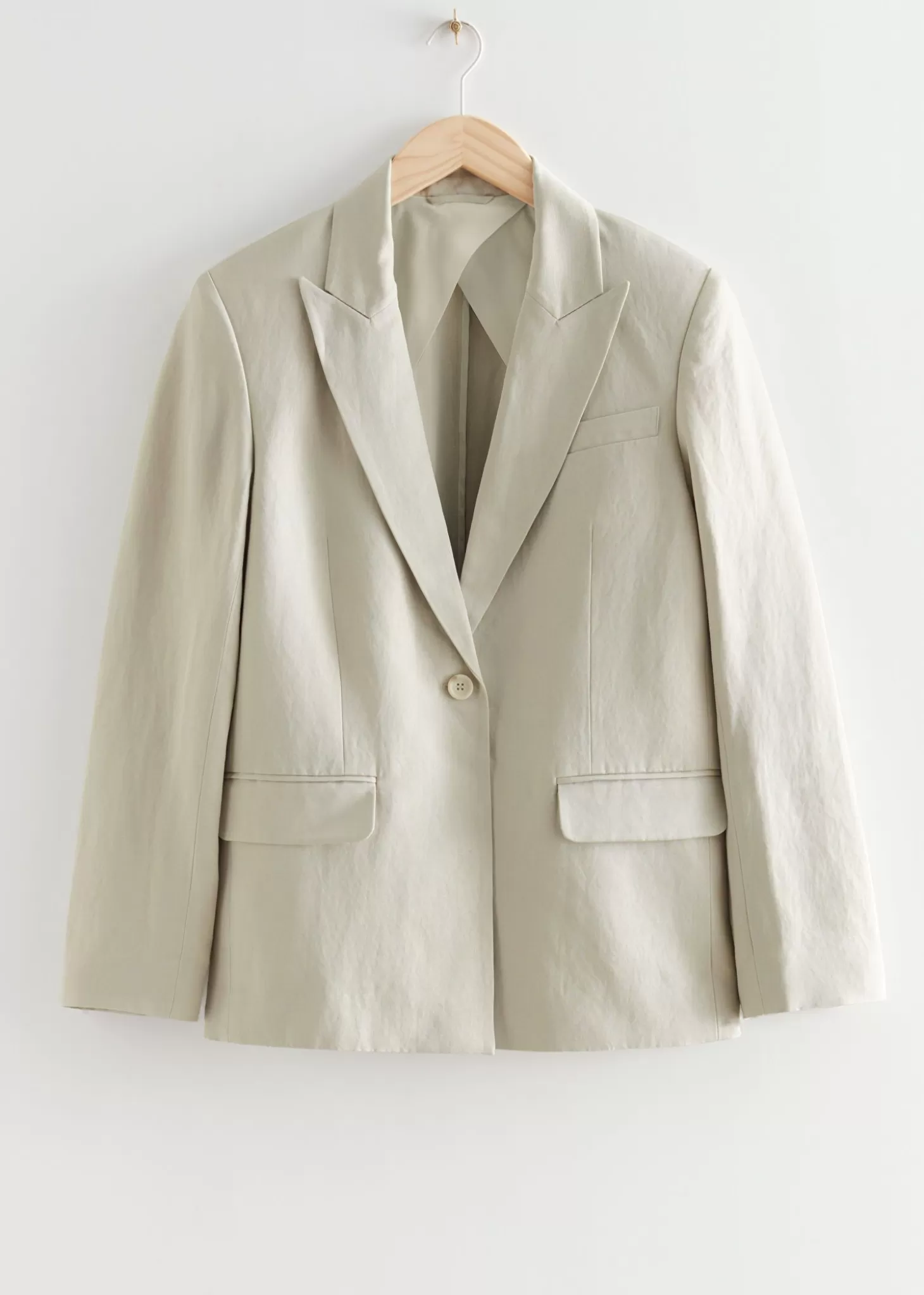 Blazere*& Other Stories Oversized Blazer Beige