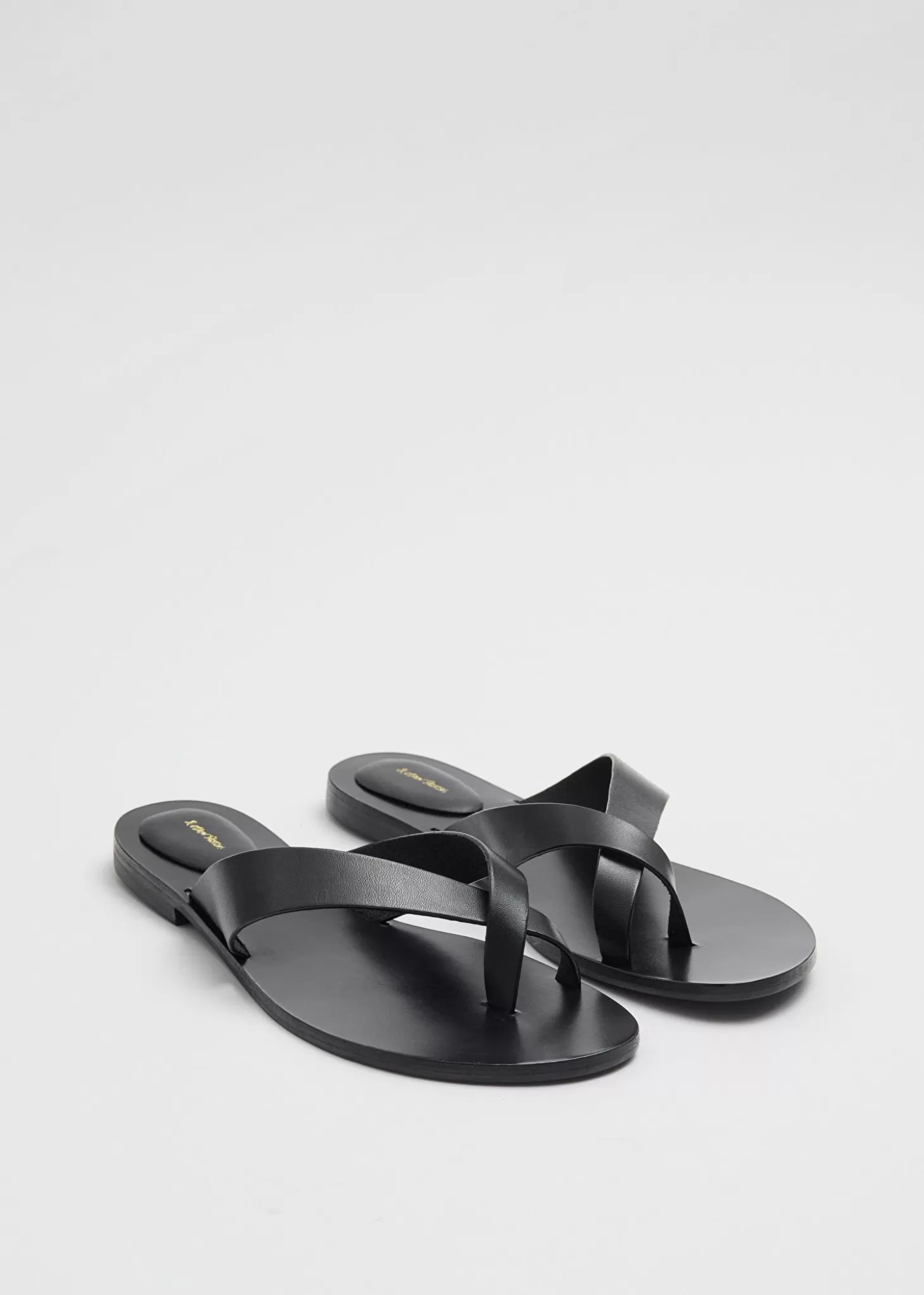 Flate Sandaler*& Other Stories Sandal I Skinn Svart