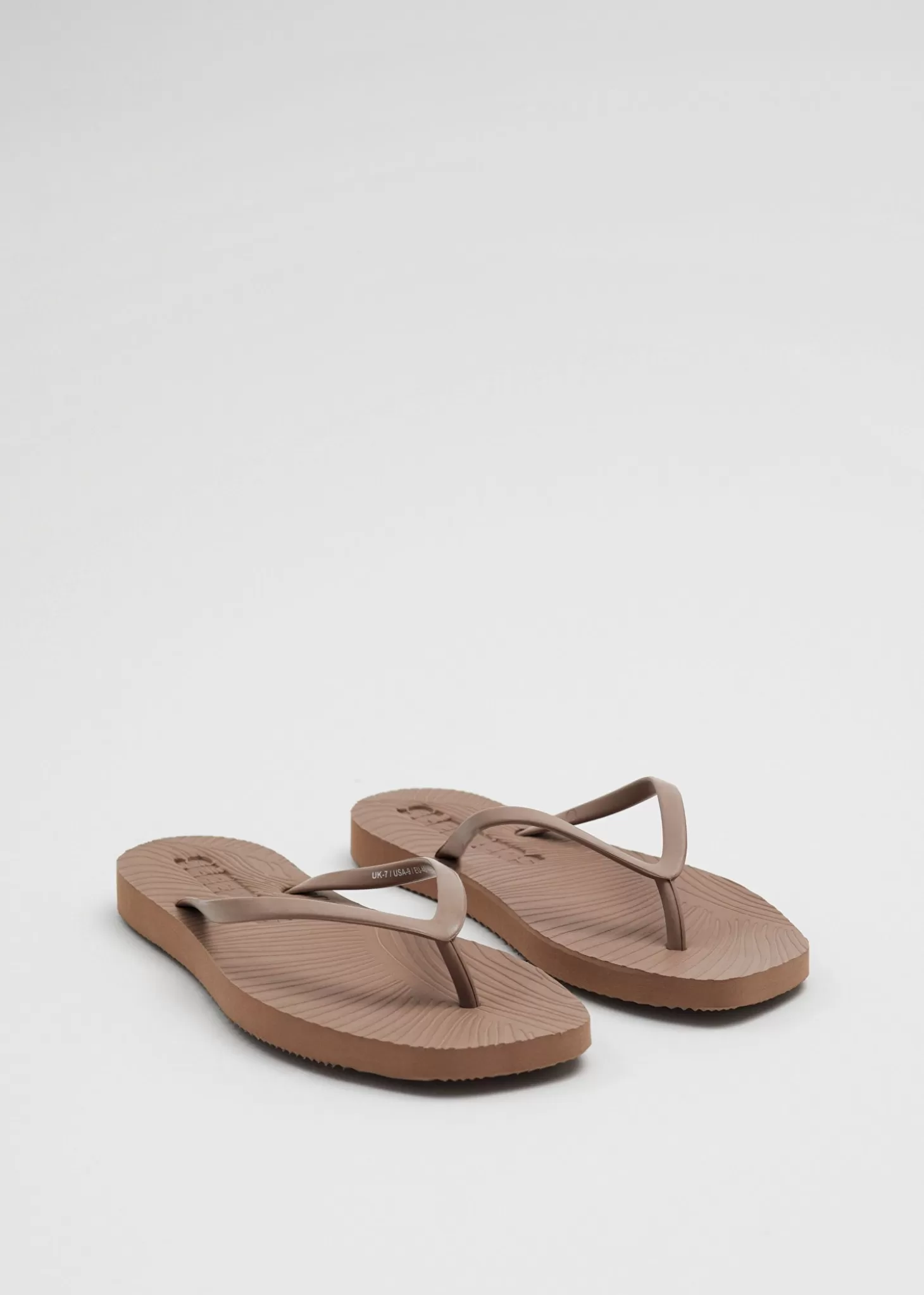 Flate Sandaler*& Other Stories Sleepers Tapered Flip Flops Nougat