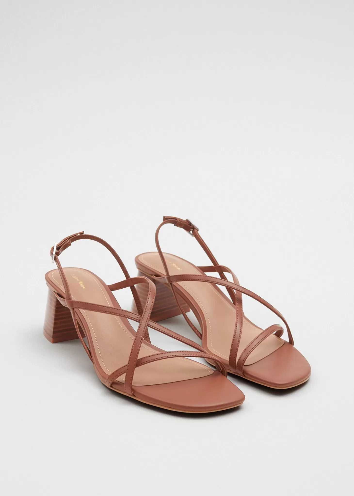 Sandaler Med Hael*& Other Stories Strappy Skinnsandaler Brun