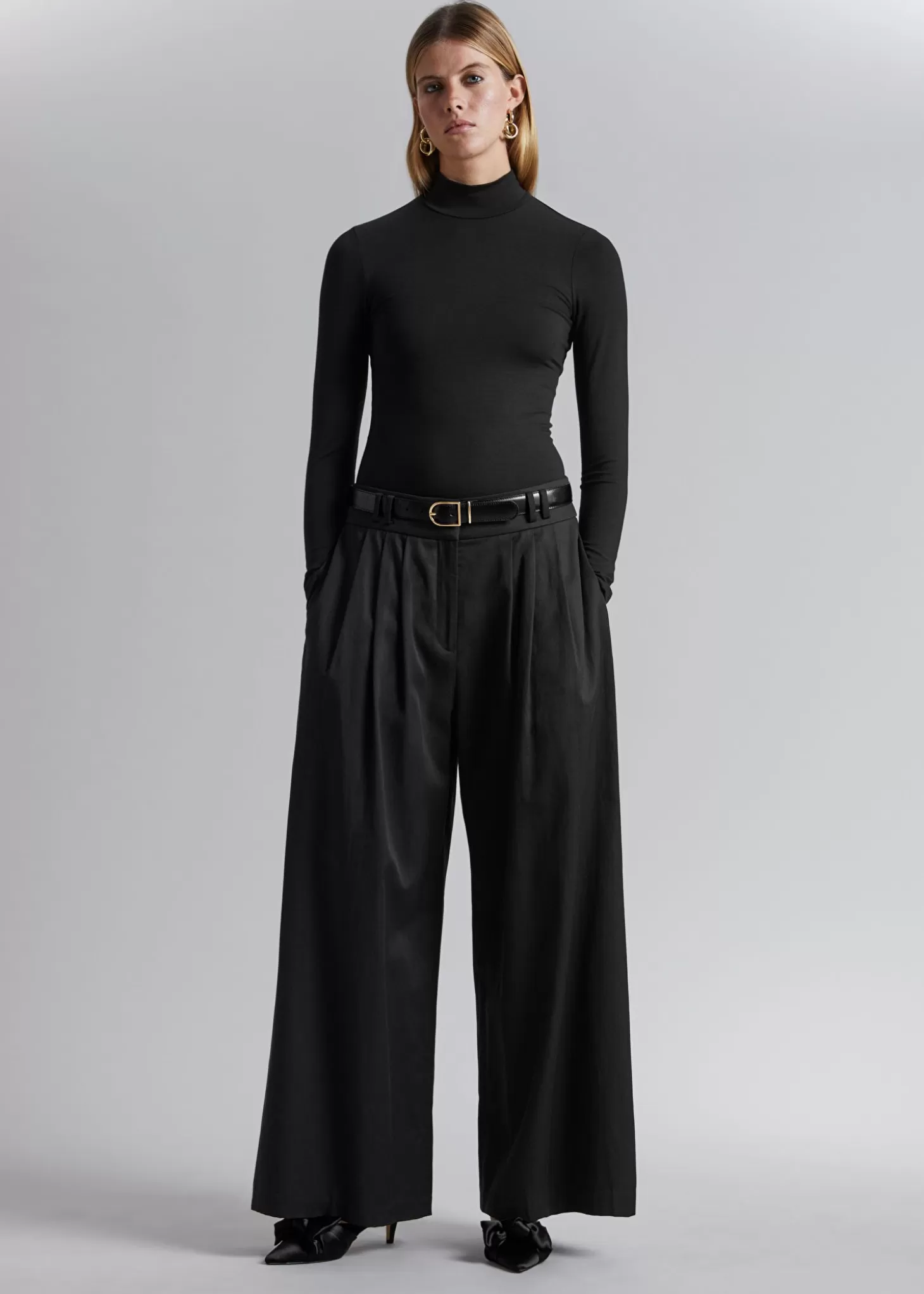 Topper*& Other Stories Topp Med Turtleneck Svart