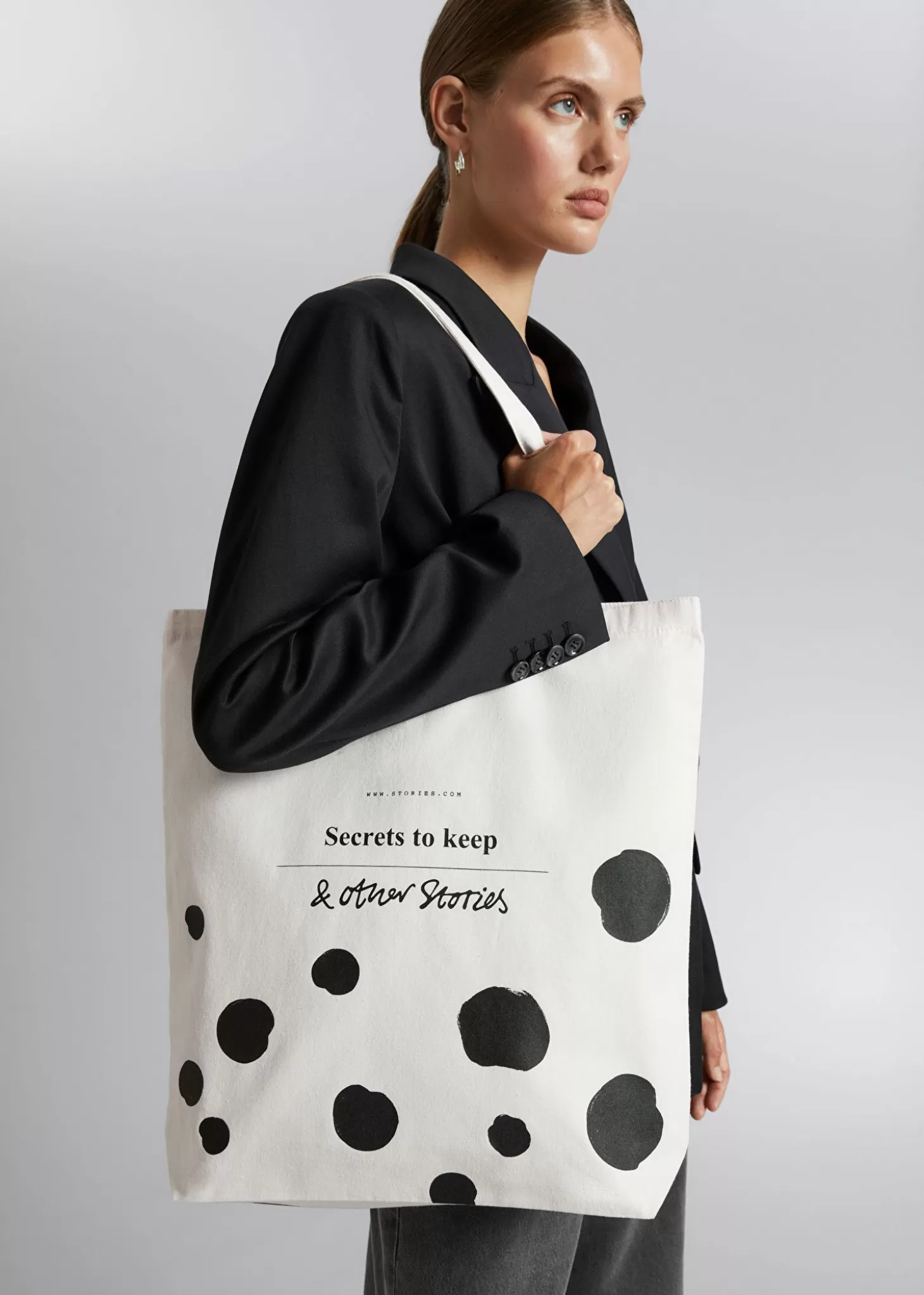 Totes*& Other Stories Tote I Bomullslerret Krem